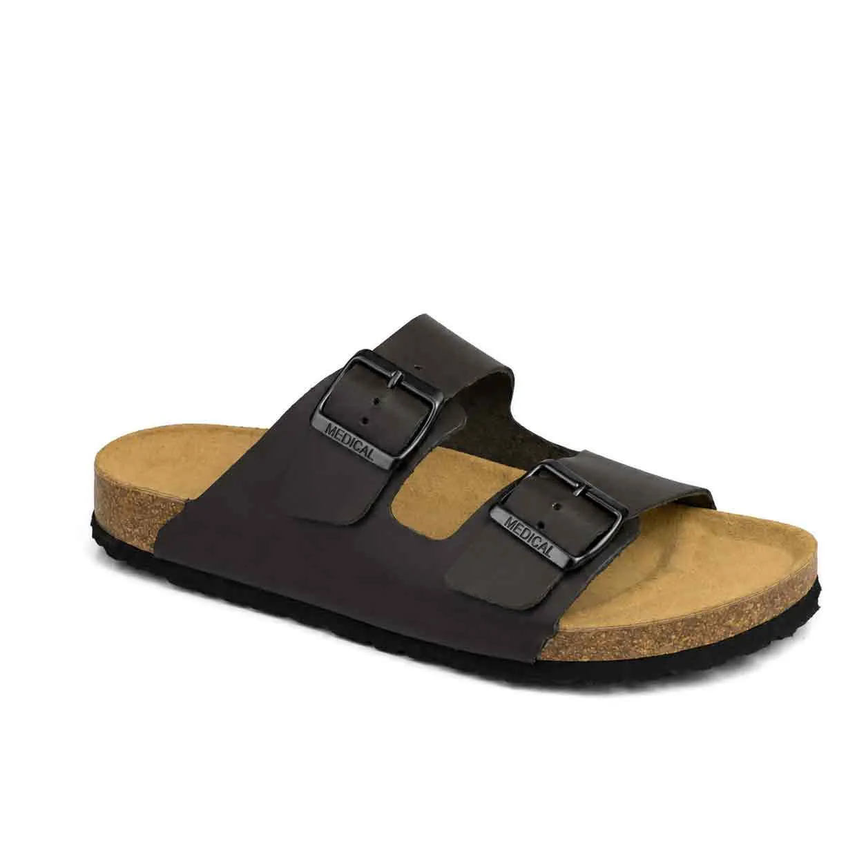 Sandale pour homme s030-1 marron cuir